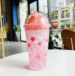 Home Decor Home & Pets Kawaii Cherry Blossom Water Bottle