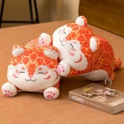 Soft Toy Kawaii Chubby Orange Leopard