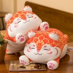 Soft Toy Kawaii Chubby Orange Leopard