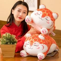 Soft Toy Kawaii Chubby Orange Leopard