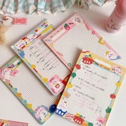 Accessories Kawaii Colourful Life Memo Pads Stationery 50 Accessories Kawaii Colourful Life Memo Pads Stationery