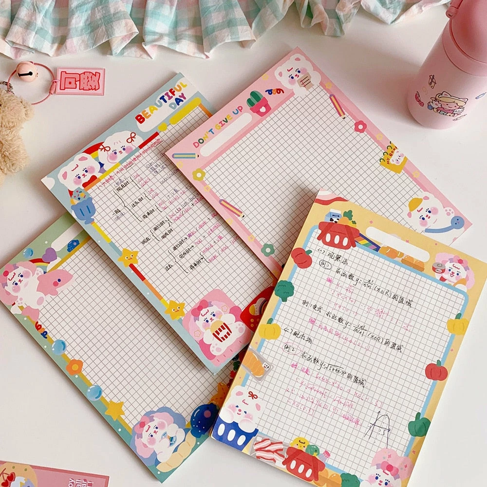 Accessories Kawaii Colourful Life Memo Pads Stationery 26 Accessories Kawaii Colourful Life Memo Pads Stationery