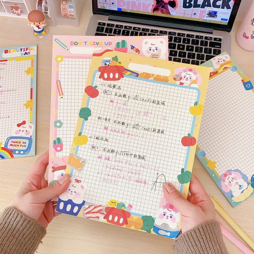 Accessories Kawaii Colourful Life Memo Pads Stationery 21 Accessories Kawaii Colourful Life Memo Pads Stationery