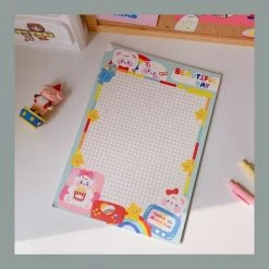 Accessories Kawaii Colourful Life Memo Pads Stationery 32 Accessories Kawaii Colourful Life Memo Pads Stationery