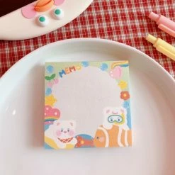 Accessories Kawaii Colourful Life Memo Pads Stationery