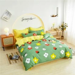 Home Decor Kawaii Cute Bunny Bedding Set