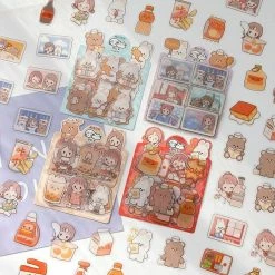 Accessories Kawaii Daily Life With A Bear Stickers Set