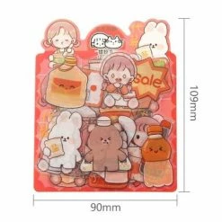 Accessories Kawaii Daily Life With A Bear Stickers Set