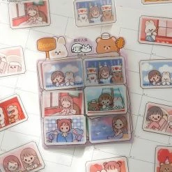 Accessories Kawaii Daily Life With A Bear Stickers Set