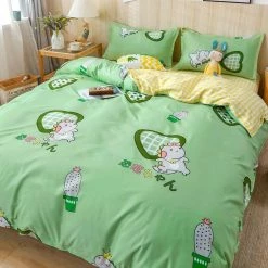 Home Decor Kawaii Dinosaur In Love Bedding Sets Home & Pets