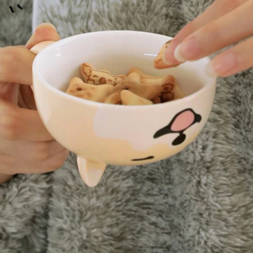Home Decor Kawaii Dog Breakfast Cup 11 Home Decor Kawaii Dog Breakfast Cup