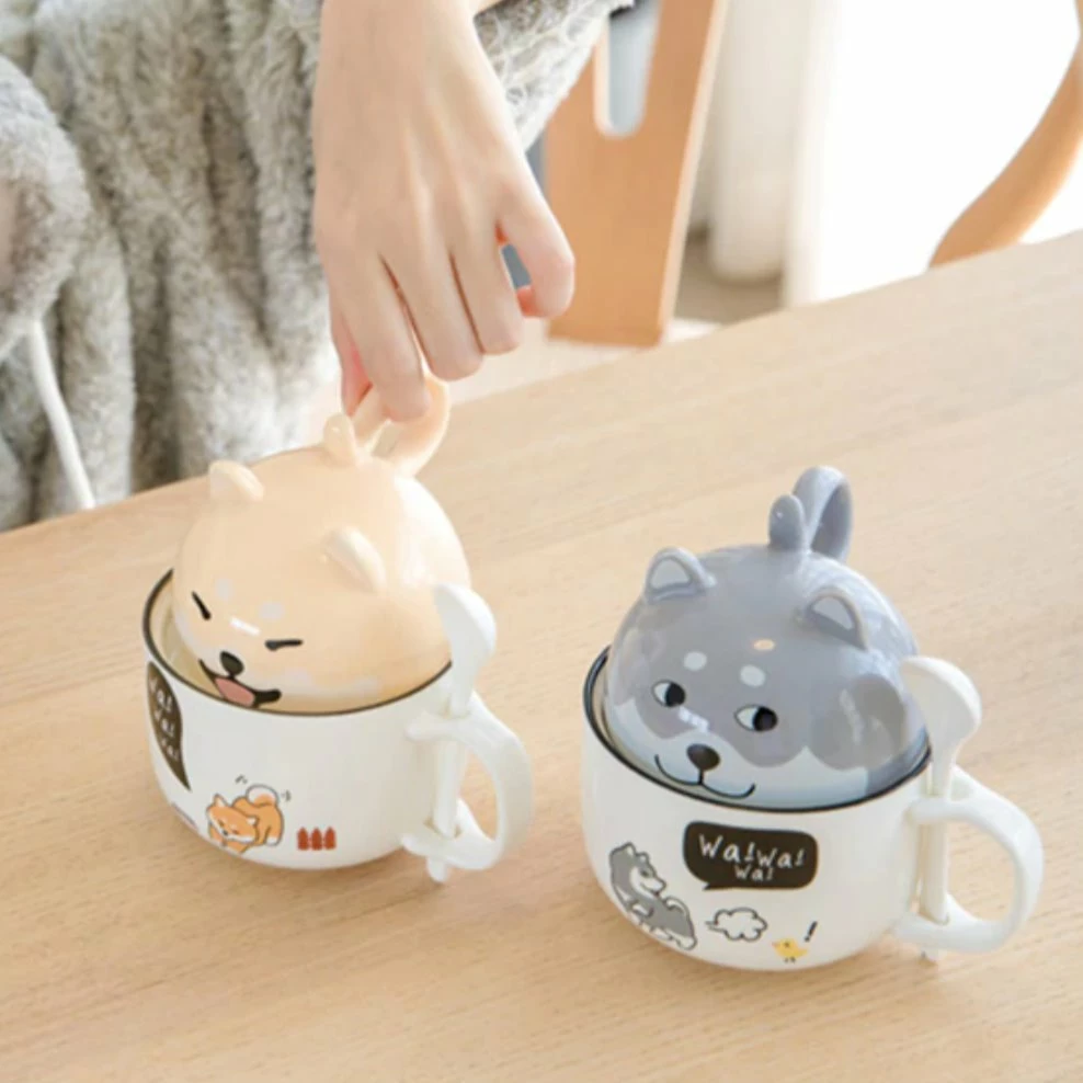 Home Decor Kawaii Dog Breakfast Cup 9 Home Decor Kawaii Dog Breakfast Cup
