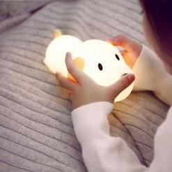 Home Decor Kawaii Dog LED Night Light With Timer & Dimmer