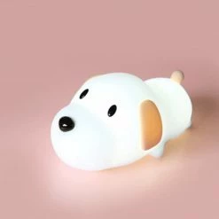 Home Decor Kawaii Dog LED Night Light With Timer & Dimmer