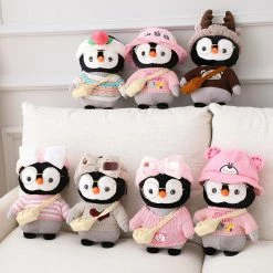 Soft Toy Kawaii Dress Up Penguin Family Plushie Collection