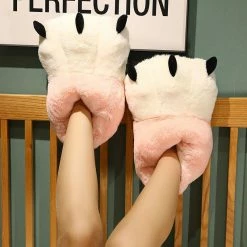 Apparel Kawaii Fluffy Paw Slippers