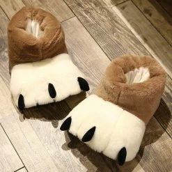 Apparel Kawaii Fluffy Paw Slippers