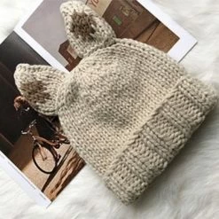 Apparel Kawaii Fox Ear Beanie Hat