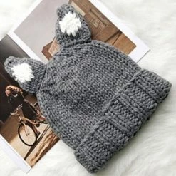 Apparel Kawaii Fox Ear Beanie Hat