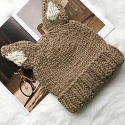 Apparel Kawaii Fox Ear Beanie Hat