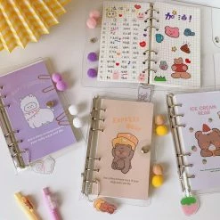 Accessories Stationery Kawaii Animals Daily Journal Set