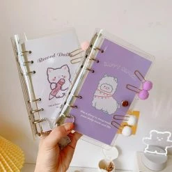 Accessories Stationery Kawaii Animals Daily Journal Set