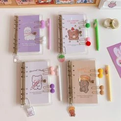 Accessories Stationery Kawaii Animals Daily Journal Set