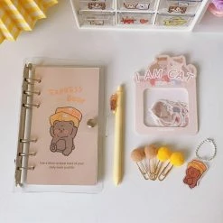 Accessories Stationery Kawaii Animals Daily Journal Set