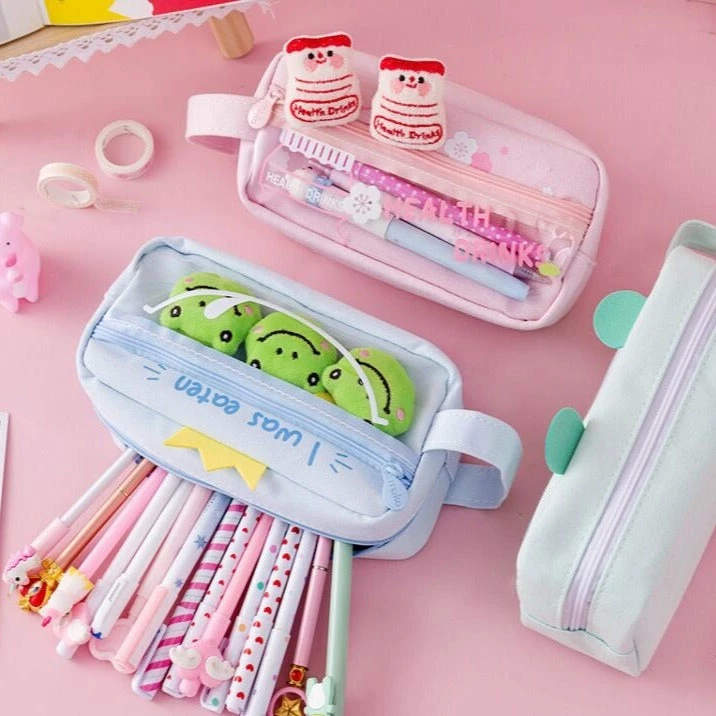 Accessories Kawaii Frog & Yakult Mini Plush Pencil Case Sea Animals 16 Accessories Kawaii Frog & Yakult Mini Plush Pencil Case Sea Animals