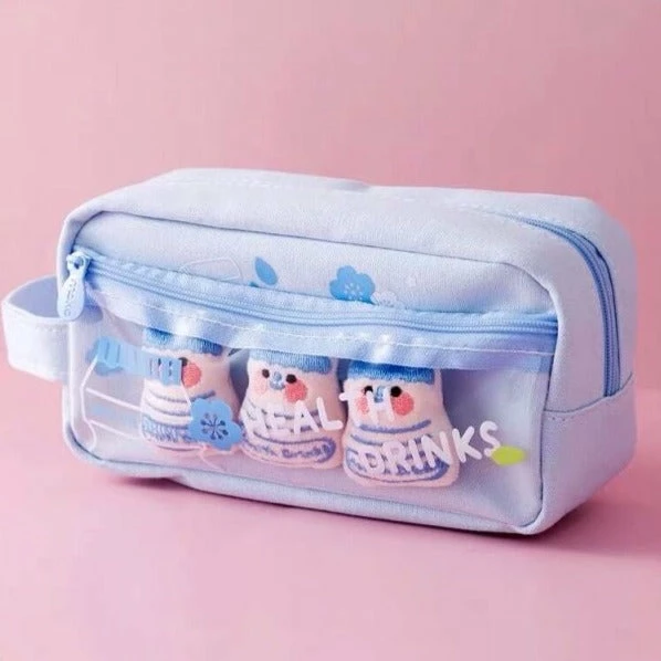 Accessories Kawaii Frog & Yakult Mini Plush Pencil Case Sea Animals 9 Accessories Kawaii Frog & Yakult Mini Plush Pencil Case Sea Animals