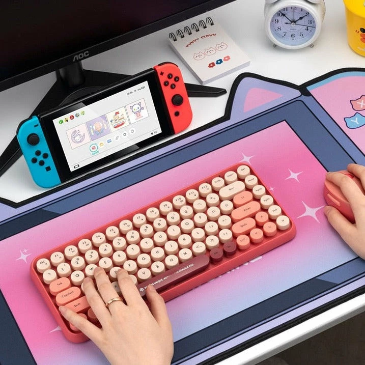 Home Decor Kawaii Gamer Bunny Corgi Large Mouse Pad With Ears Collection 9 Home Decor Kawaii Gamer Bunny Corgi Large Mouse Pad With Ears Collection