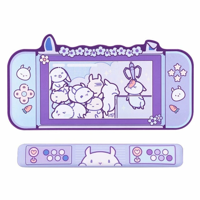 Home Decor Kawaii Gamer Bunny Corgi Large Mouse Pad With Ears Collection 11 Home Decor Kawaii Gamer Bunny Corgi Large Mouse Pad With Ears Collection