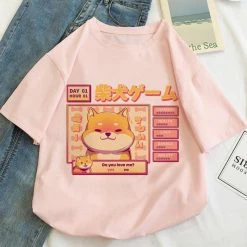 Apparel Kawaii Gamer Shiba Inu Women's Tee Tops