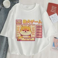 Apparel Kawaii Gamer Shiba Inu Women's Tee Tops