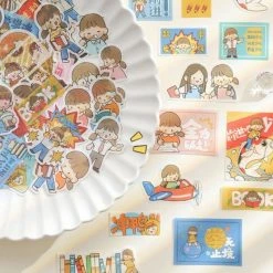 Accessories Kawaii Girl Adventures Stickers Set