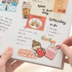 Accessories Kawaii Girl Adventures Stickers Set