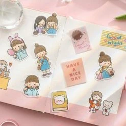 Accessories Kawaii Girl Adventures Stickers Set
