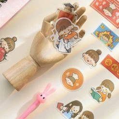 Accessories Kawaii Girl Adventures Stickers Set