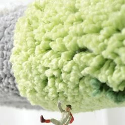 Home Decor Kawaii Green Smiling Frog Bathroom Mat