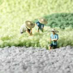 Home Decor Kawaii Green Smiling Frog Bathroom Mat