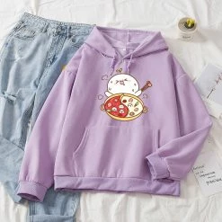 Apparel Kawaii Hot Pot Part-Cotton Hoodie