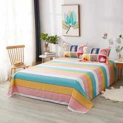 Home Decor Kawaii Illustration Checked Supreme Bedding Set