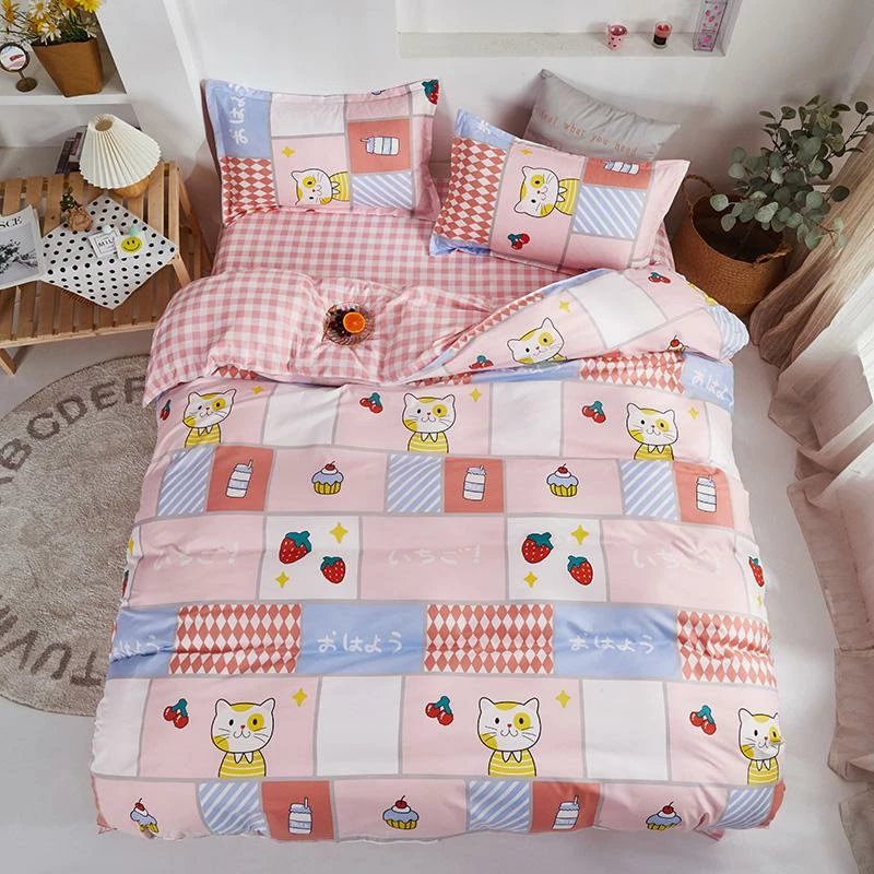 Home Decor Home & Pets Kawaii Japanese Party Cute Cat Bedding Set 11 Home Decor Home & Pets Kawaii Japanese Party Cute Cat Bedding Set