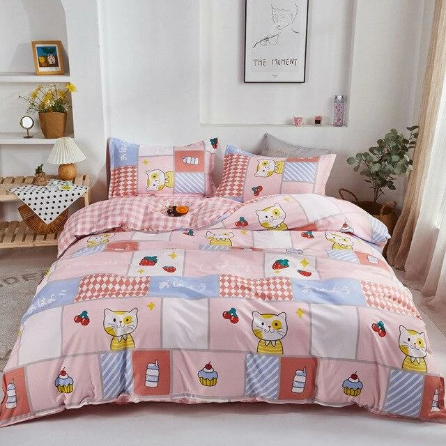 Home Decor Home & Pets Kawaii Japanese Party Cute Cat Bedding Set 10 Home Decor Home & Pets Kawaii Japanese Party Cute Cat Bedding Set