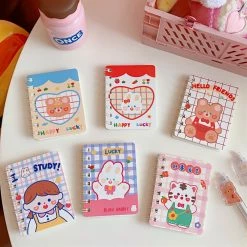 Accessories Kawaii Lucky Friends Pocket Notebook Stationery