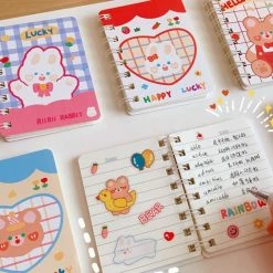 Accessories Kawaii Lucky Friends Pocket Notebook Stationery