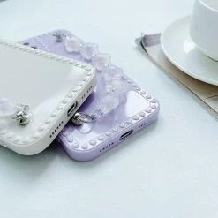 Accessories Kawaii Luxe Flower Chain IPhone Case