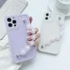 Accessories Kawaii Luxe Flower Chain IPhone Case