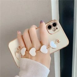 Accessories Kawaii Luxe Heart Chain IPhone Case 18 Accessories Kawaii Luxe Heart Chain IPhone Case