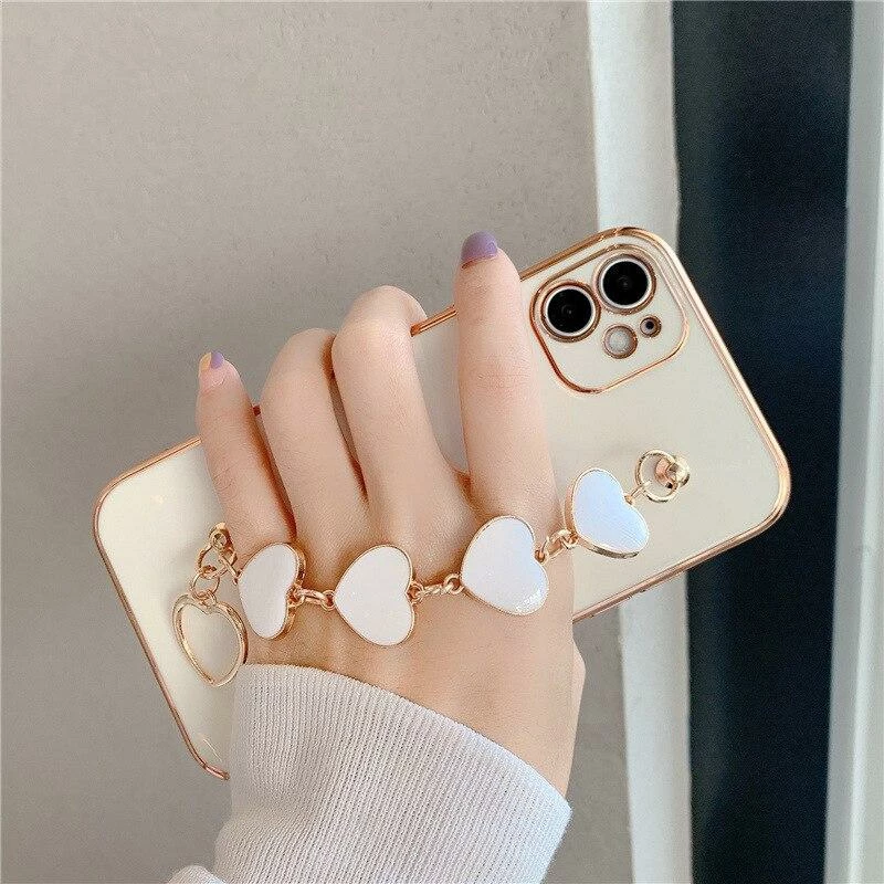 Accessories Kawaii Luxe Heart Chain IPhone Case 9 Accessories Kawaii Luxe Heart Chain IPhone Case